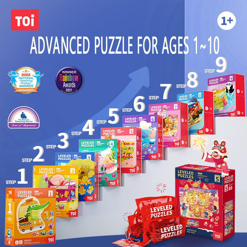 Kids Education Level - TOI Leveled Puzzles Erweiterte Puzzle Klassische