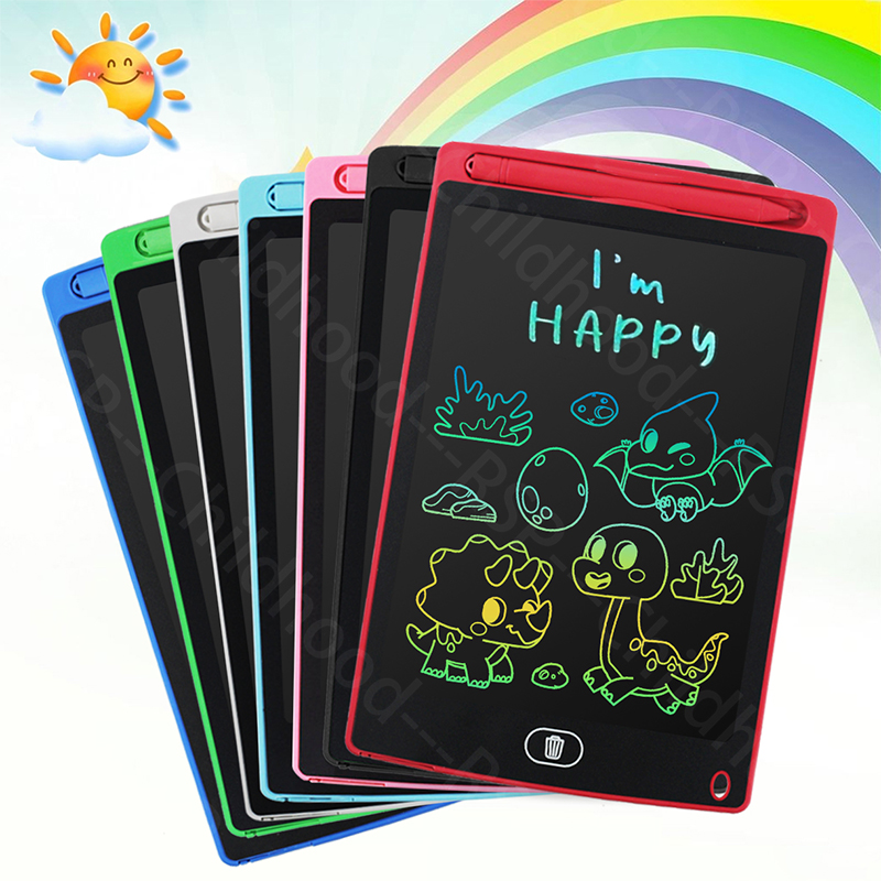 Kids Education Tablets - LCD-Schreibtablett für Kinder, 8,5 Zoll Farbiges