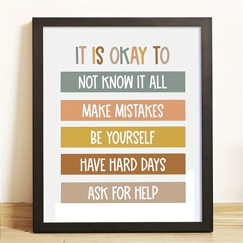 Kids Educational Posters - Moderne böhmische Bildungs- und Lernzitate für