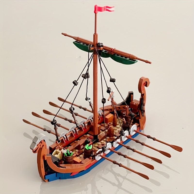 Kids Education Allowance - MOC Mittelalterliches Wikingeschiff 463 PCS Ozean