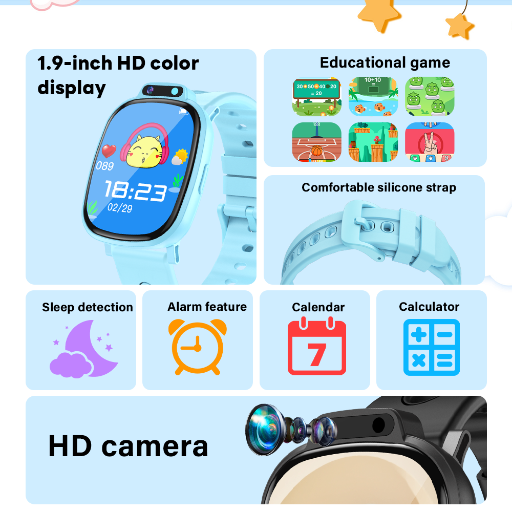 LAXASFIT Kinder-Smartwatch, HD – Kids Education Calculator Bewertung und Preis