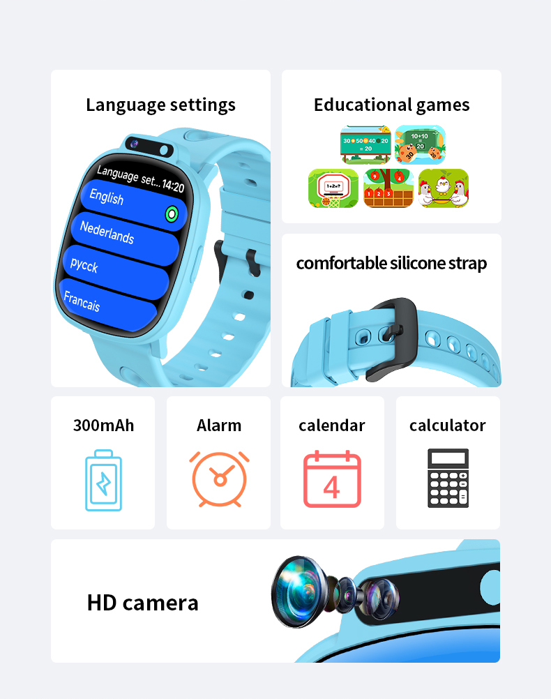 H10 Neue Kinder-Spiel-Smartwat – Kids Education Calculator Bewertung und Preis
