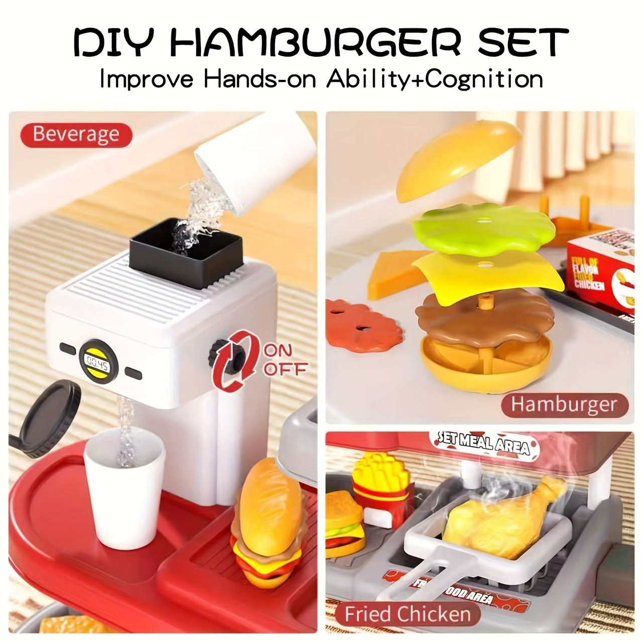 Spielzeug-Fast-Food-Laden mit  – Kids Education Store Bewertung und Preis