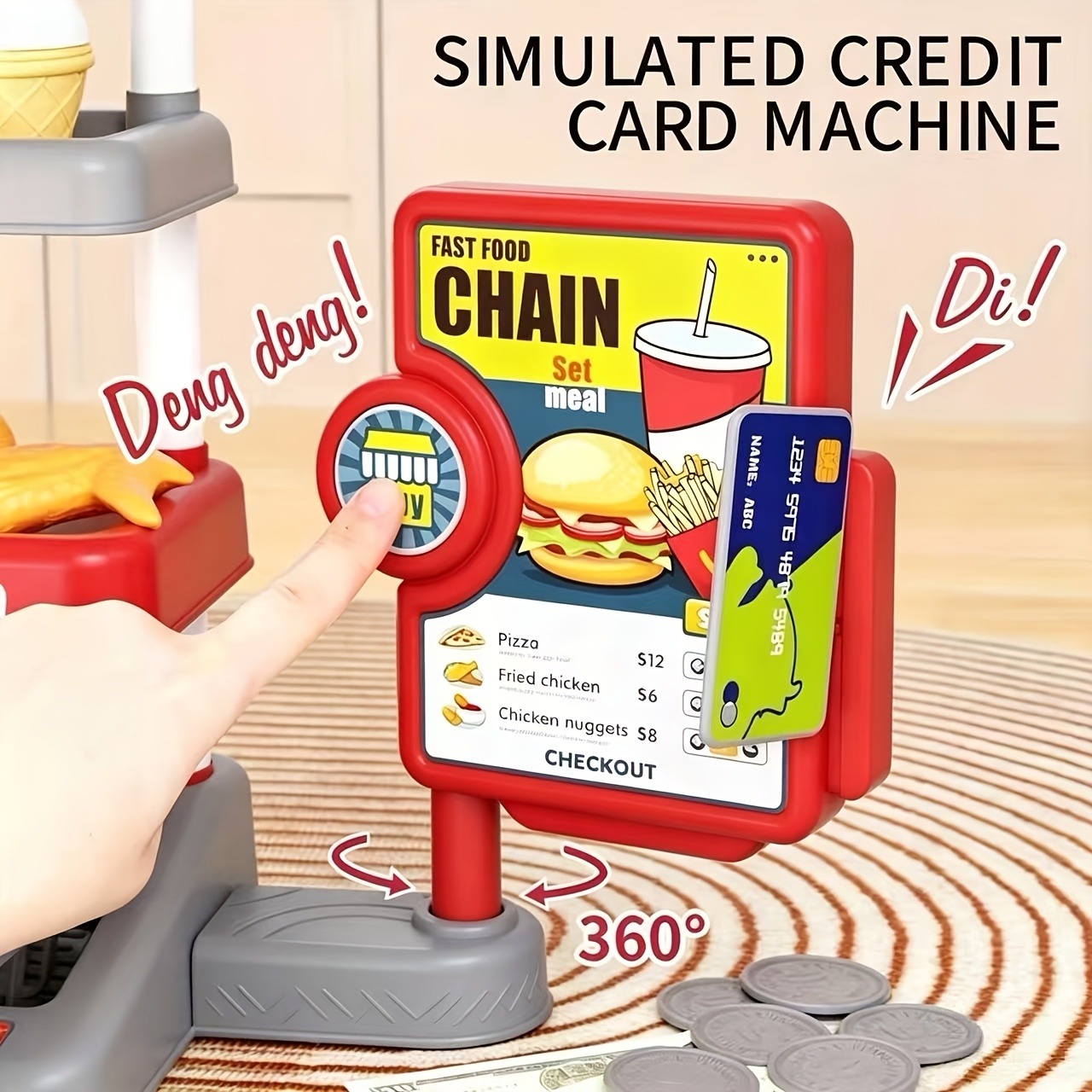 Spielzeug-Fast-Food-Laden mit  – Kids Education Store Bewertung und Preis
