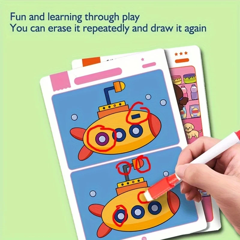 Finden Sie Unterschiede, Karte – Kids Education Level Bewertung und Preis