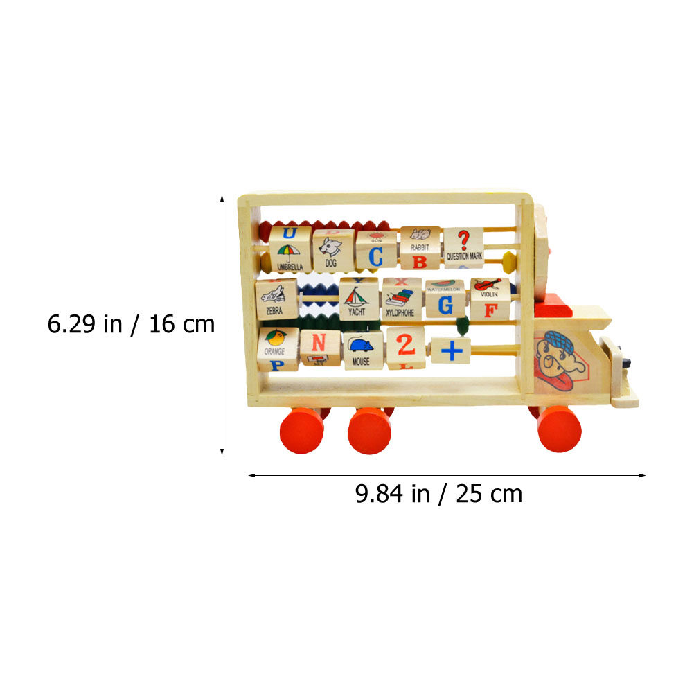 Bunter Holz-Abakus-Ständer, Le – Kids Education Calculator Bewertung und Preis