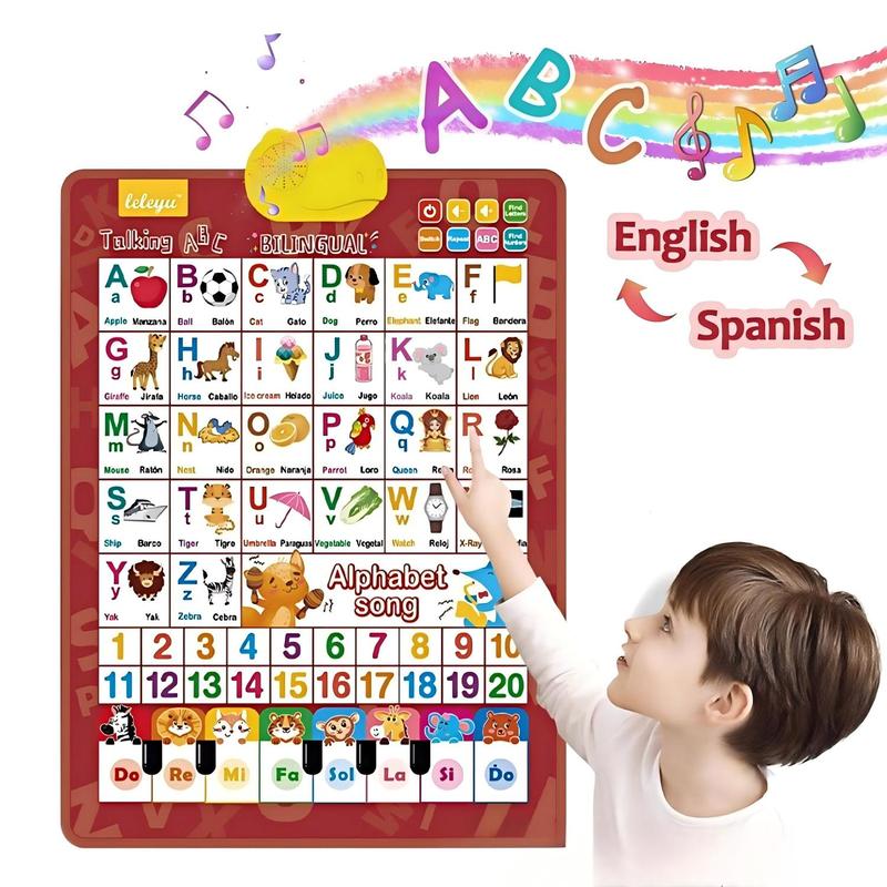 Interaktives Englisch-Spanisch – Kids Educational Posters Bewertung und Preis