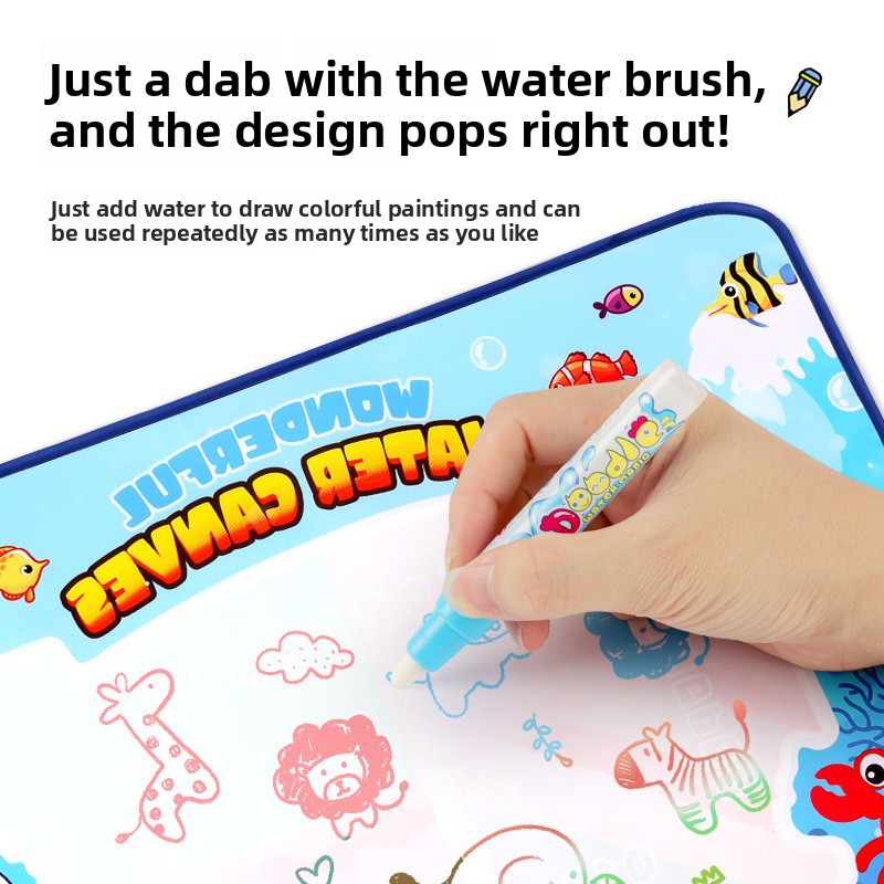 Große Magische Wasser-Zeichenm – Kids Education Rug Bewertung und Preis