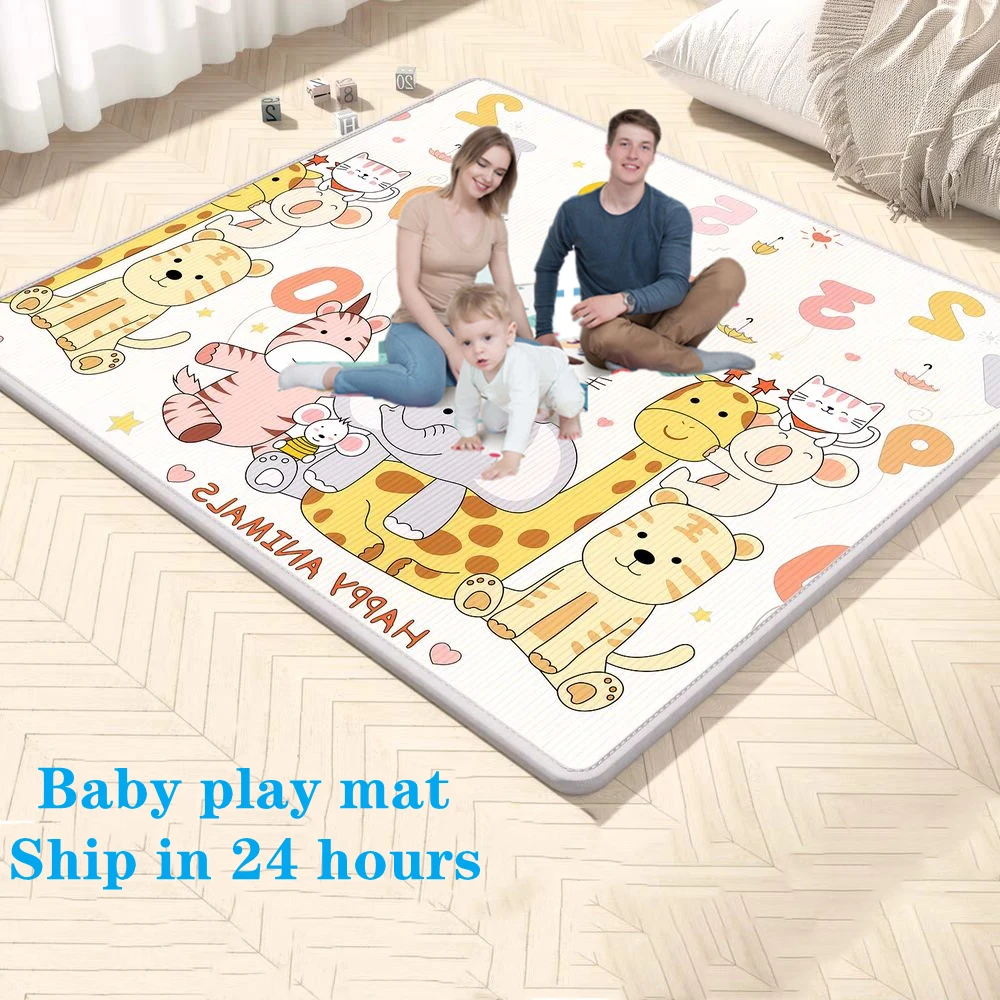 Cartoon-Baby-Spielmatte, 5 Grö – Kids Education Rug Bewertung und Preis