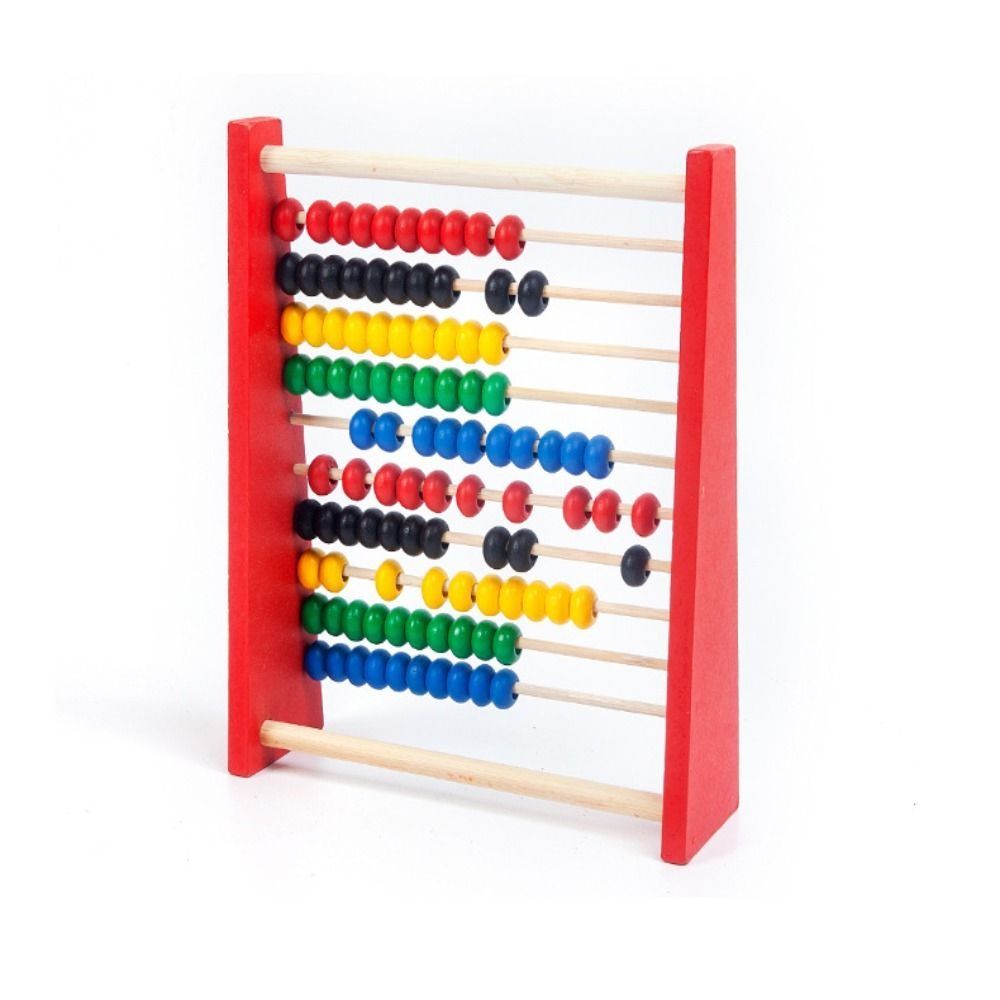Holz Holz Abakus langlebig rot – Kids Education Calculator Bewertung und Preis