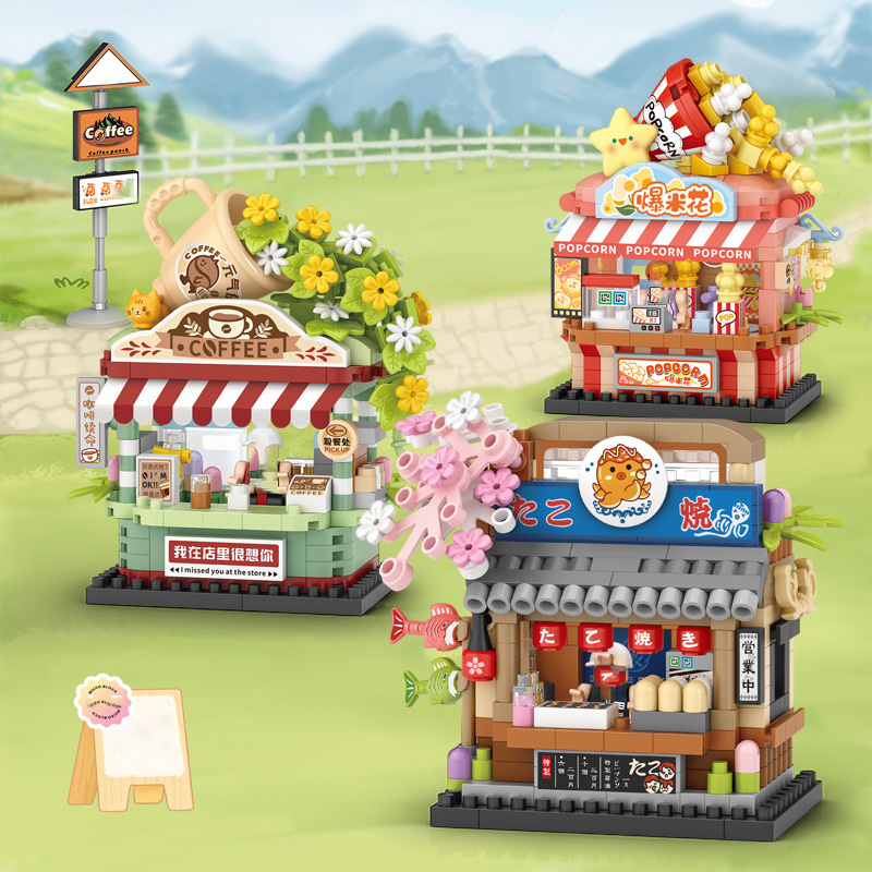 Mini-Straßenansicht-Laden-Baus – Kids Education Store Bewertung und Preis