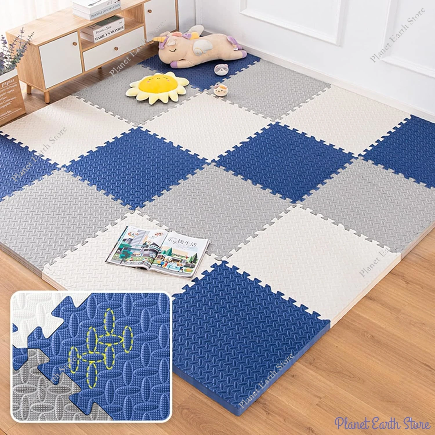 4/8PCS 60*60CM EVA Schaum Tepp – Kids Education Rug Bewertung und Preis